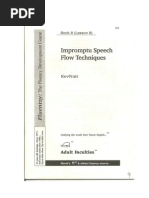 Download Impromptu Speech Flow Techniques by mavibsl SN89014043 doc pdf