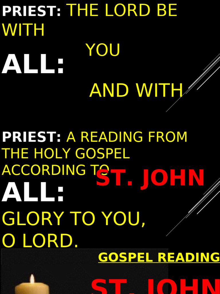 Gospel Reading: Following Jesus | PDF