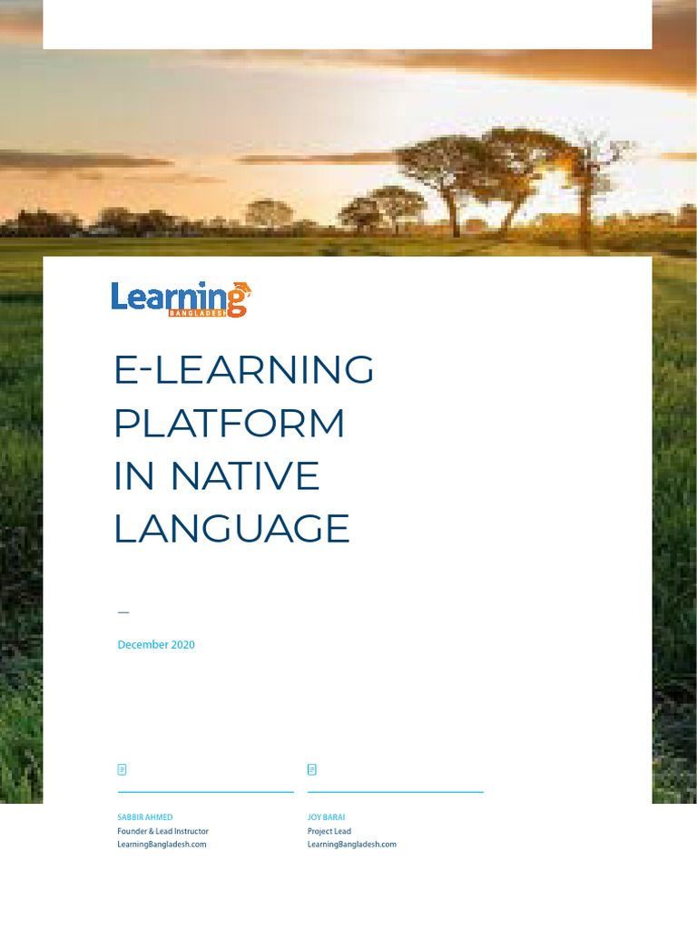 Learning Bangladesh Company Profile | PDF | Educational Technology ...