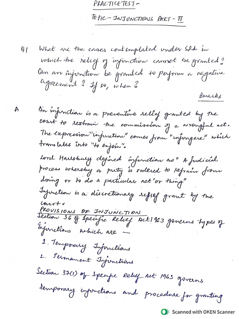PT 148 Injunction II | PDF