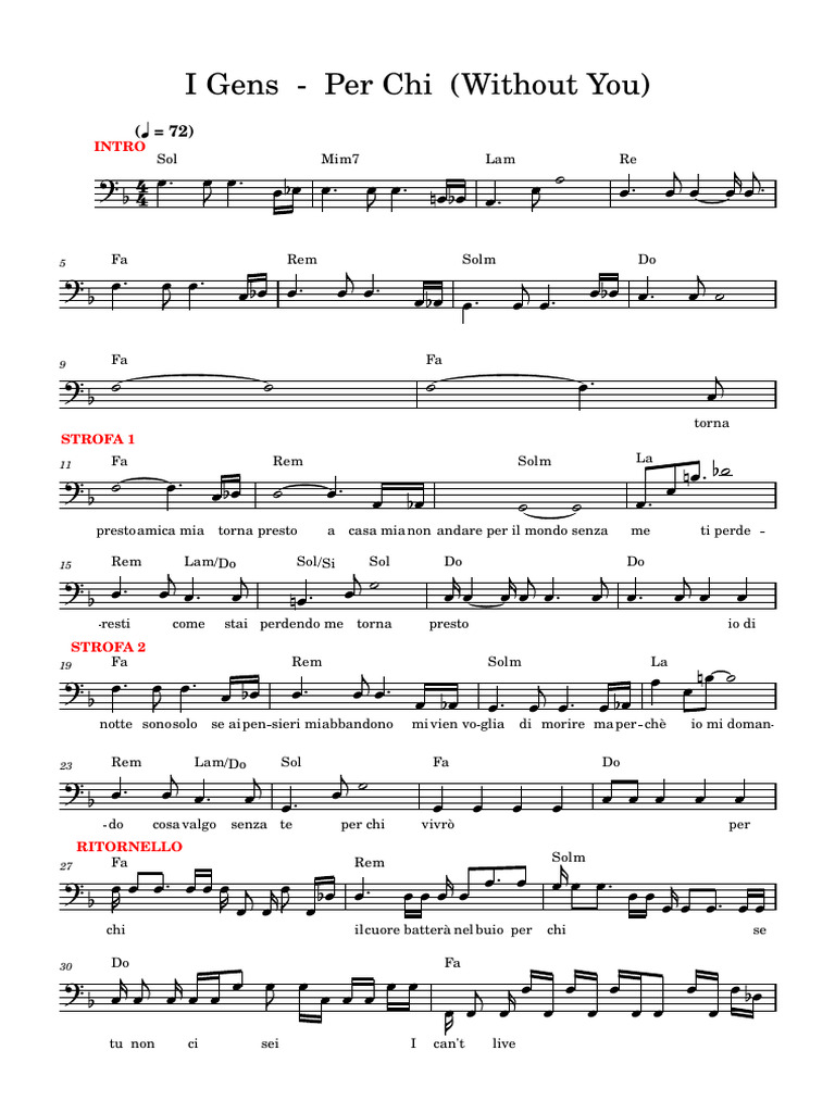 Gens - Per Chi | PDF