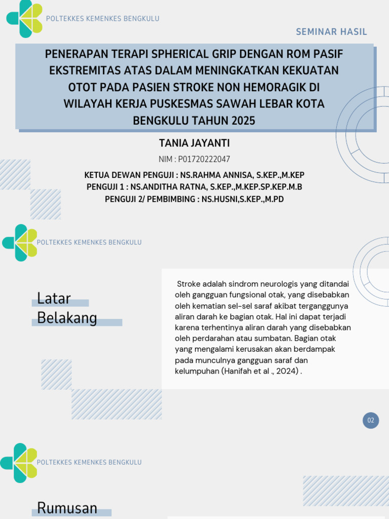 Terapi Spherical Grip untuk Stroke | PDF