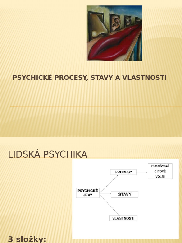 Psychické Procesy A Stavy-1.a, 1.B.-16.5.2016 | PDF