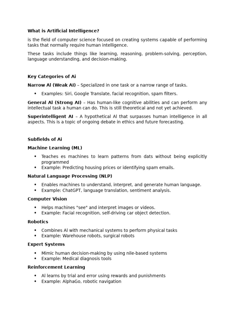 Understanding Artificial Intelligence Basics | PDF