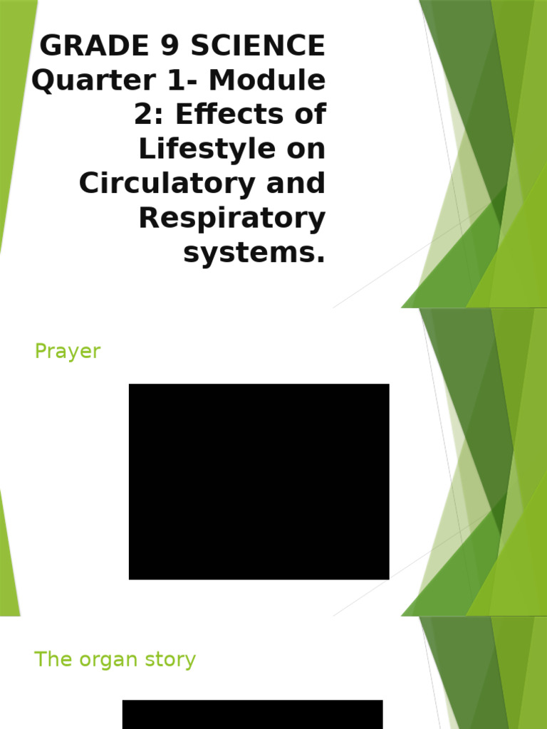 Effects of Lifestyle On Circulatory and Respiratory Systems | PDF