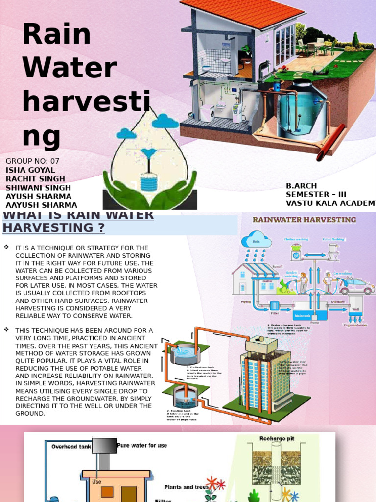 Rainwater Harvesting Techniques and Benefits | PDF | Water | Hydraulic ...