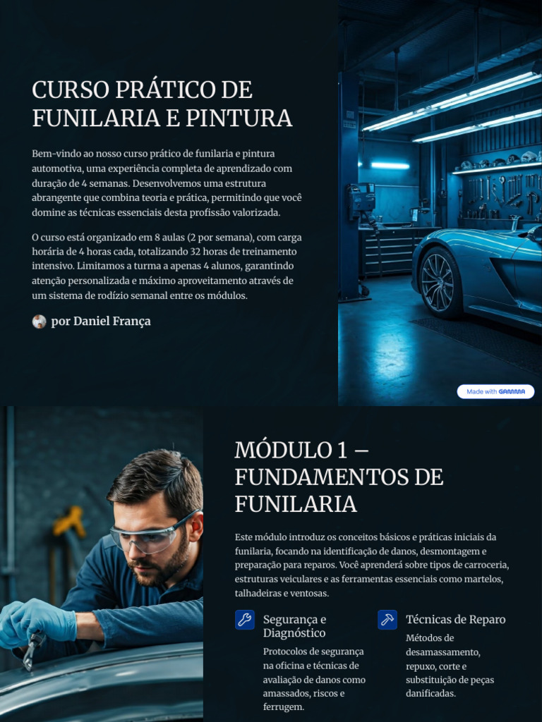 Curso Pratico de Funilaria e Pintura | PDF