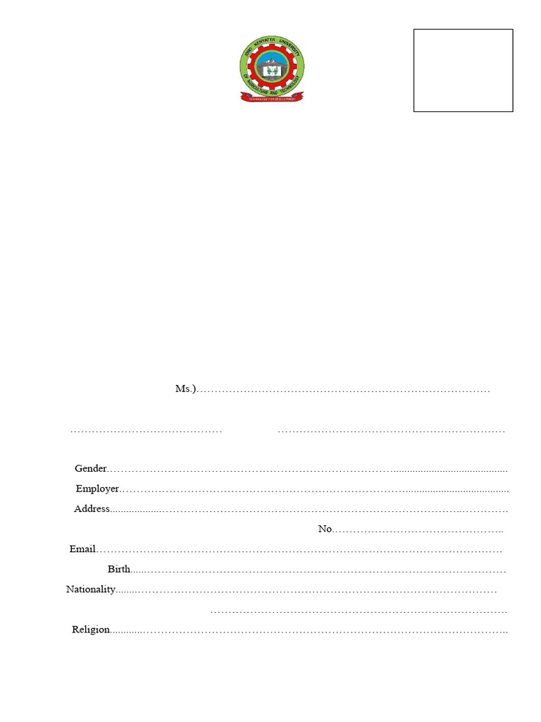 Postgraduate Application Form 1 | PDF | Academia | Qualifications