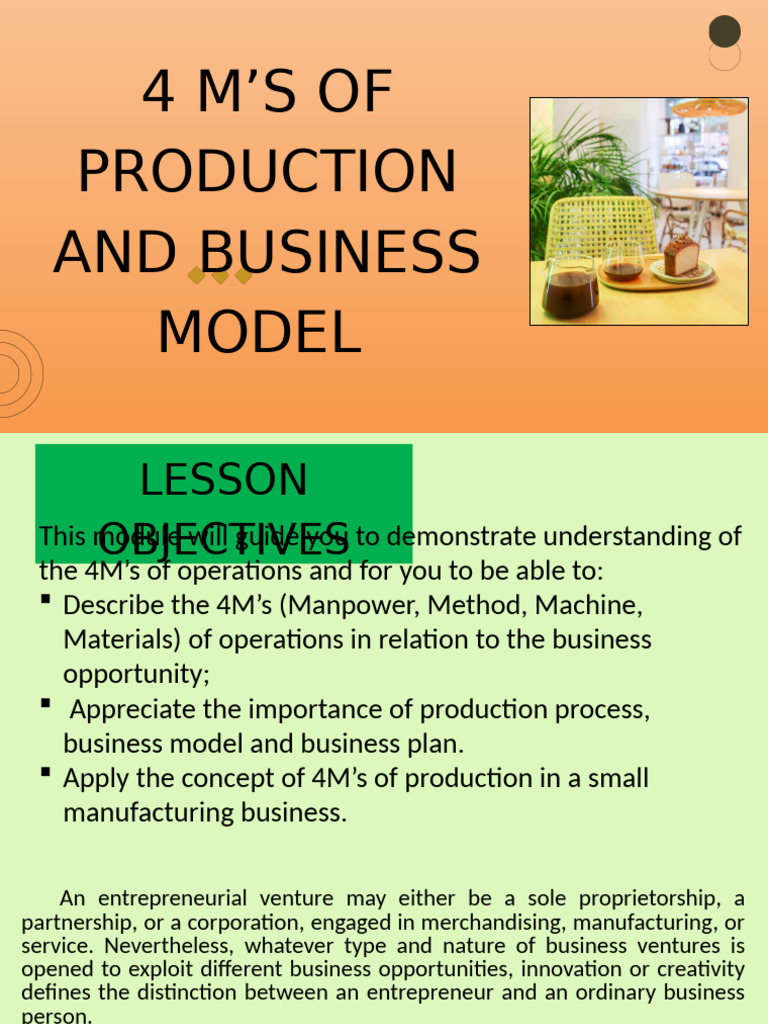 Understanding the 4M's of Production | PDF | Supply Chain ...