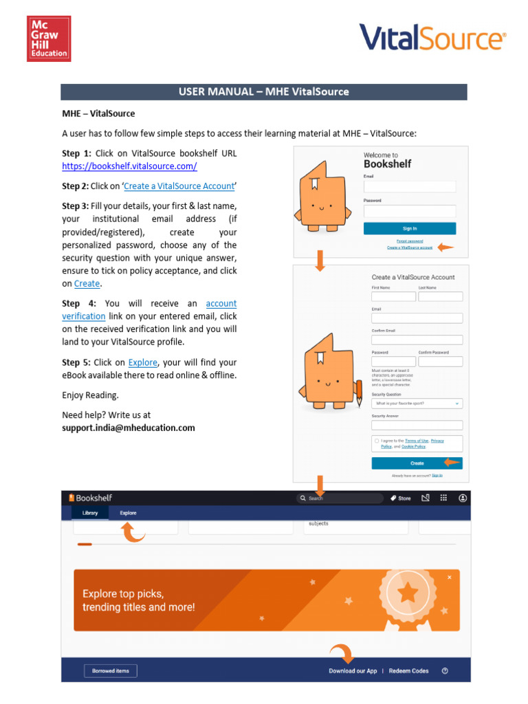 Accessing MHE VitalSource eBooks | PDF