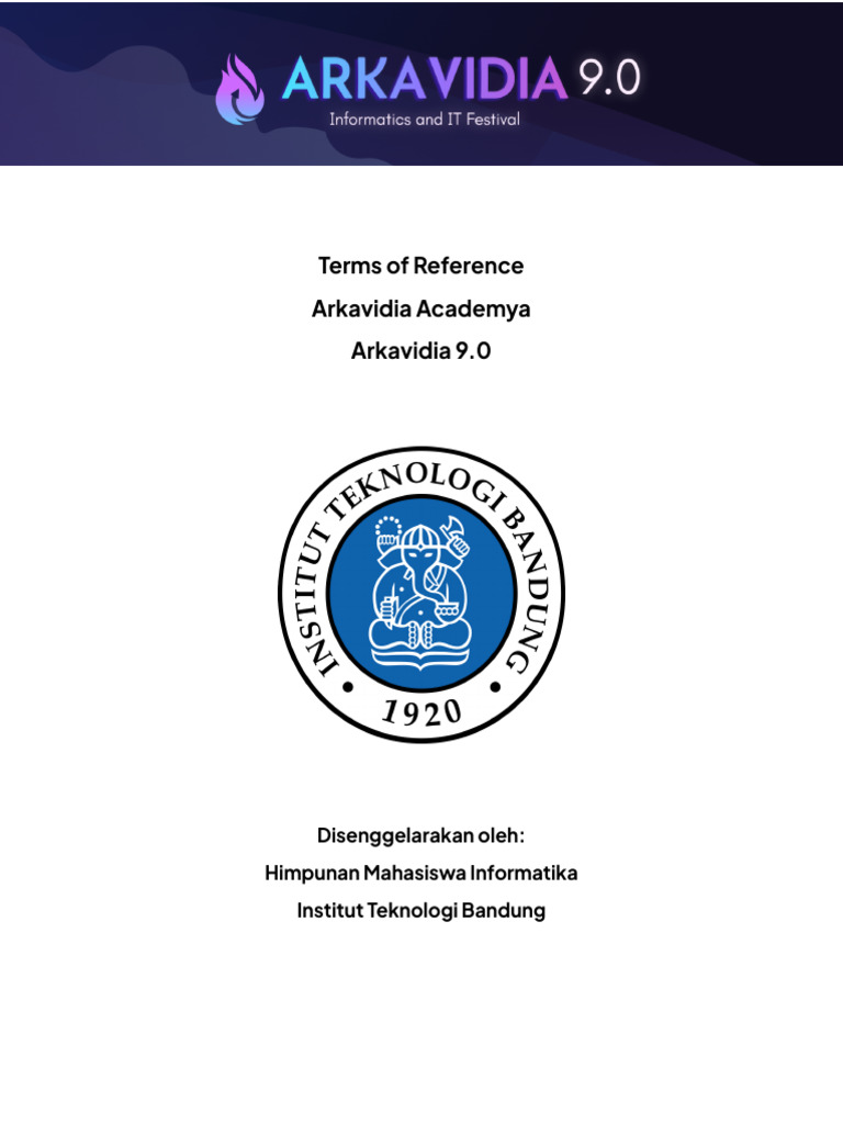 Arkavidia 9.0: Bootcamp IT untuk Mahasiswa | PDF