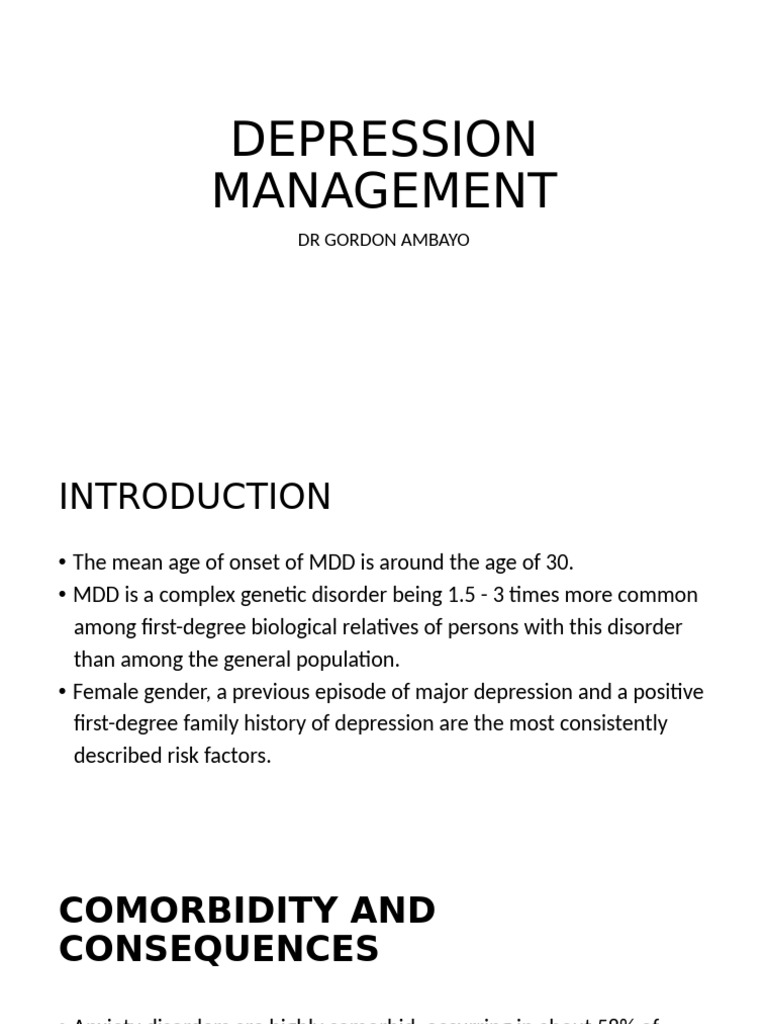 Phenelzine in Depression Treatment | PDF | Major Depressive Disorder ...