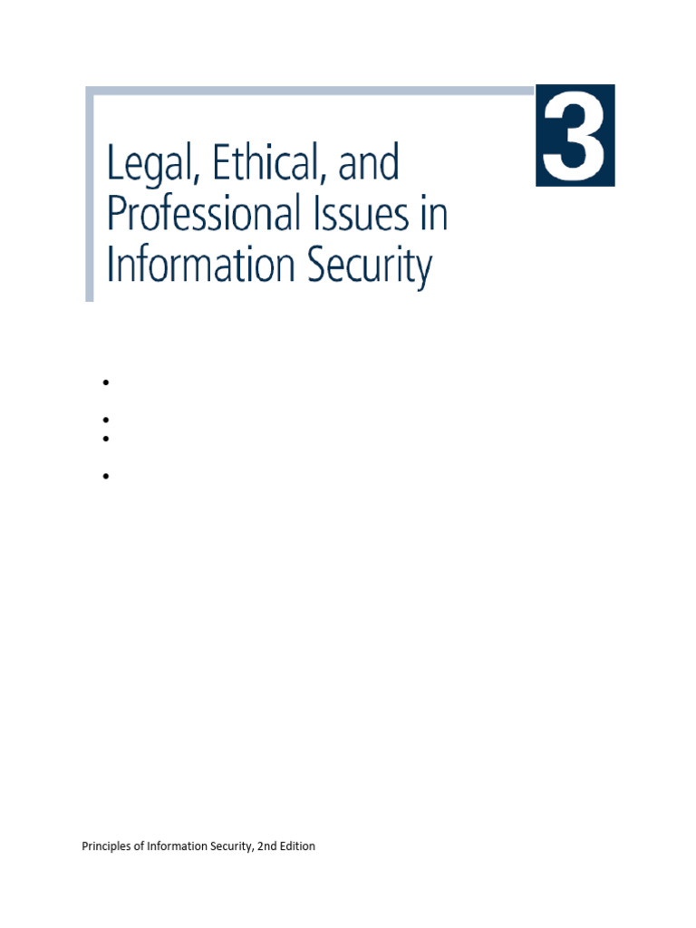 Information Security Chapter 3 | PDF | Computer Security | Security