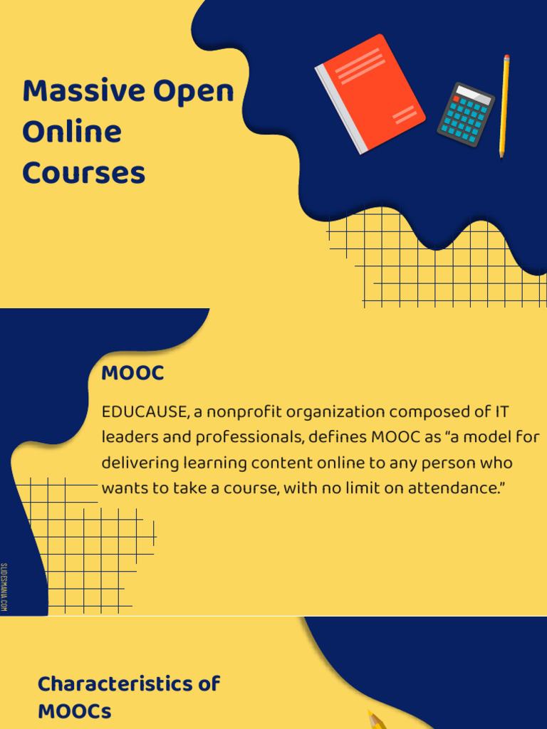 Lesson 11 MOOC Trends Etc. Part 1 | PDF | Massive Open Online Course ...