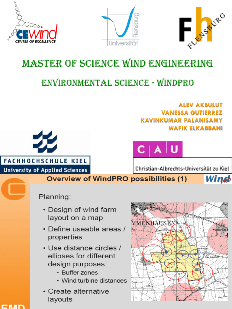 Wind Pro Presentation Final Update | PDF