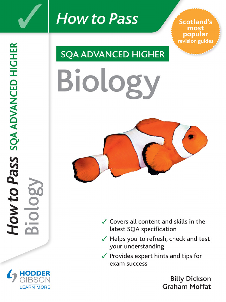 Advanced Higher Biology Success Guide | PDF | Gel Electrophoresis ...