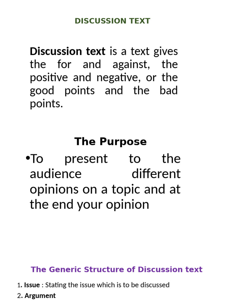 PP Discussion Text | PDF