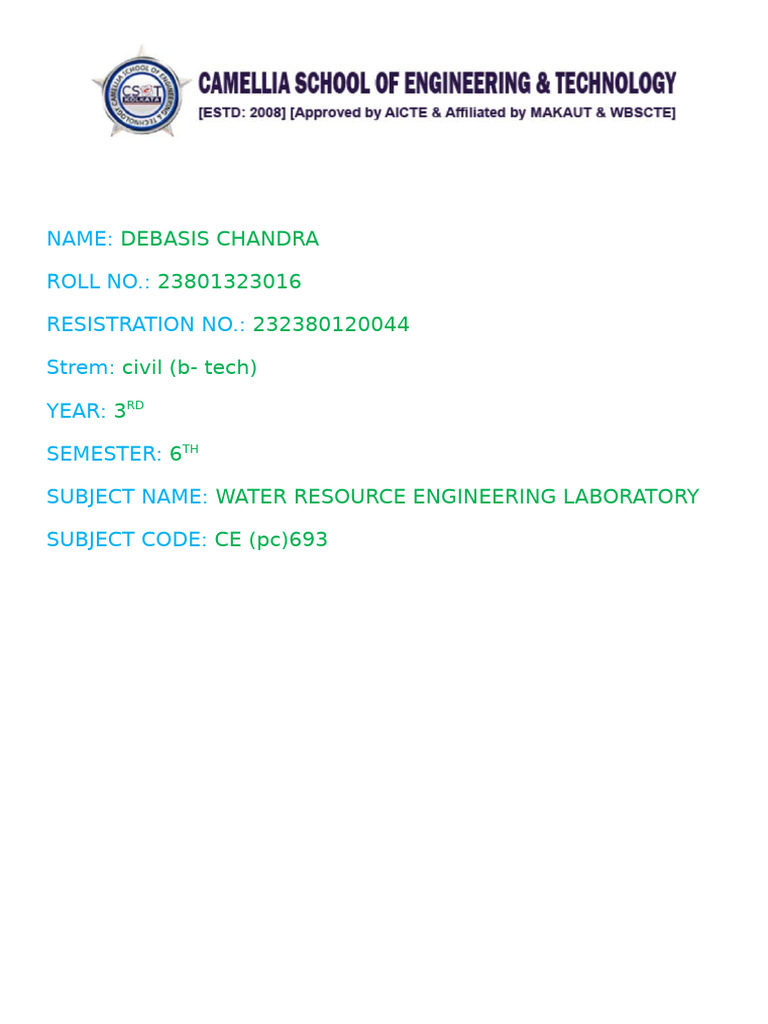 Civil Engineering Lab Reports Overview | PDF