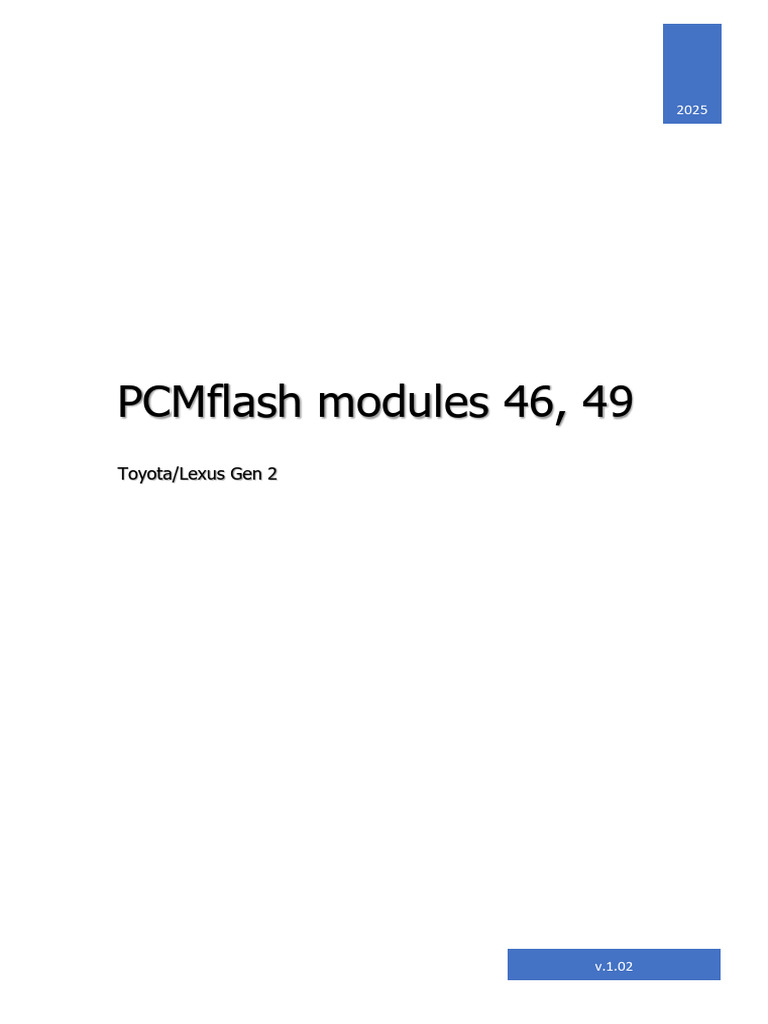 Pcmflash 46 | PDF
