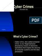 Cyber Crimes: Chunlian QU