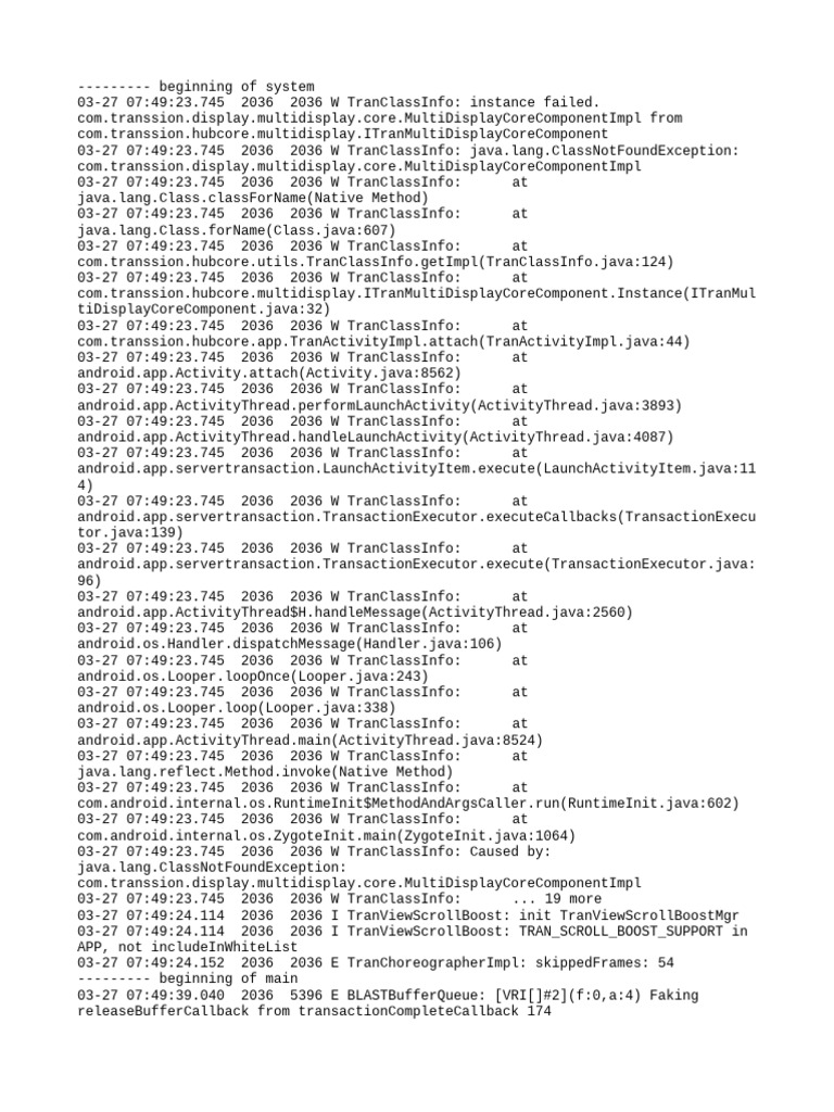Soccer League App Error Log | PDF | System Software | Software Development