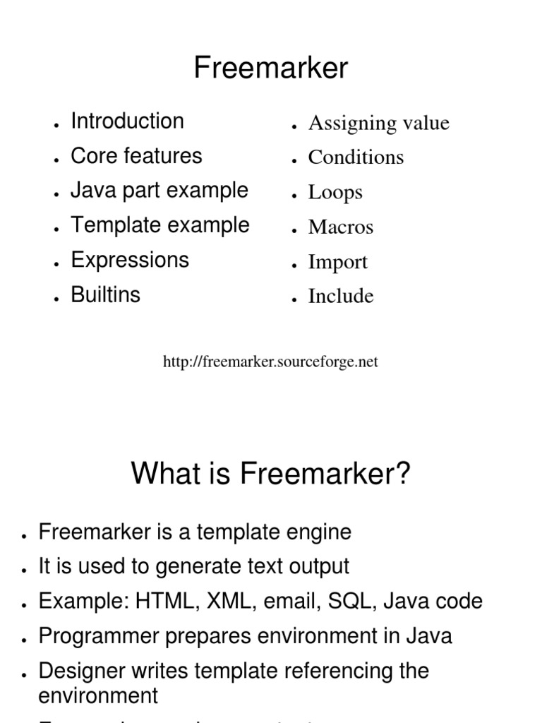 Free Marker | PDF | Namespace | Java (Programming Language)