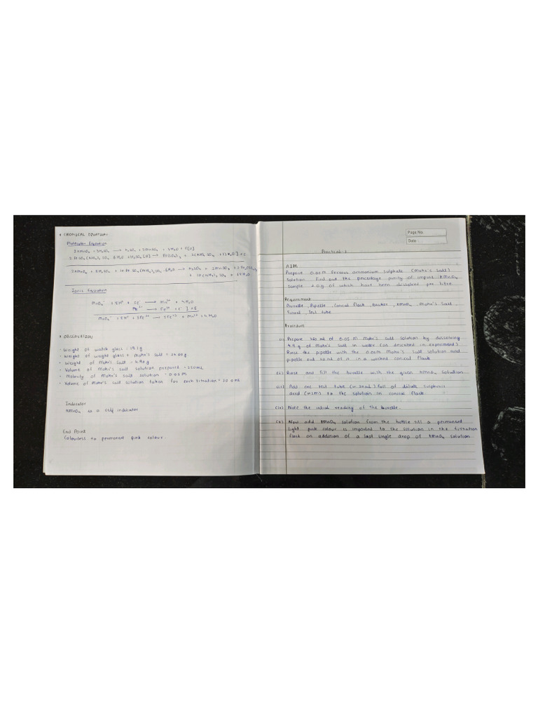 Chemistry 12 Journal CBSE | PDF