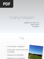 Download Mike Krieger Instagram at the Airbnb tech talk on Scaling Instagram by ingrid8775 SN89025069 doc pdf
