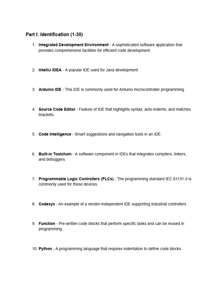 Essential IDE Concepts for Programmers | PDF | Computer Programming ...