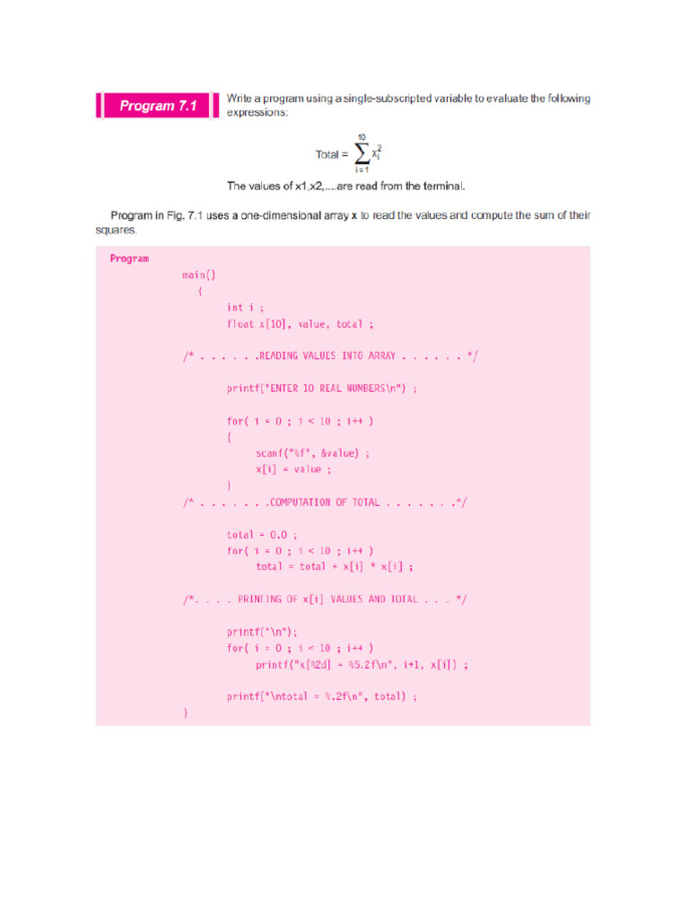 C Array | PDF
