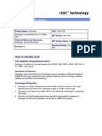 Material Safety Data Sheet: Hydrogen