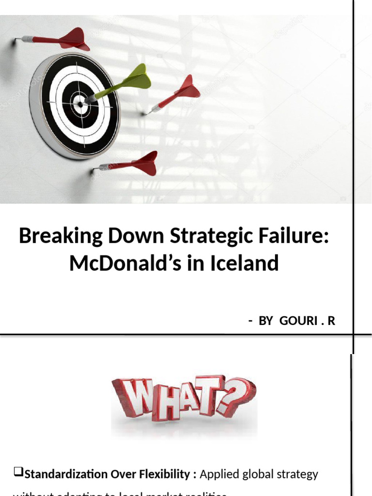 Breaking Down Strategic Failure MCD | PDF