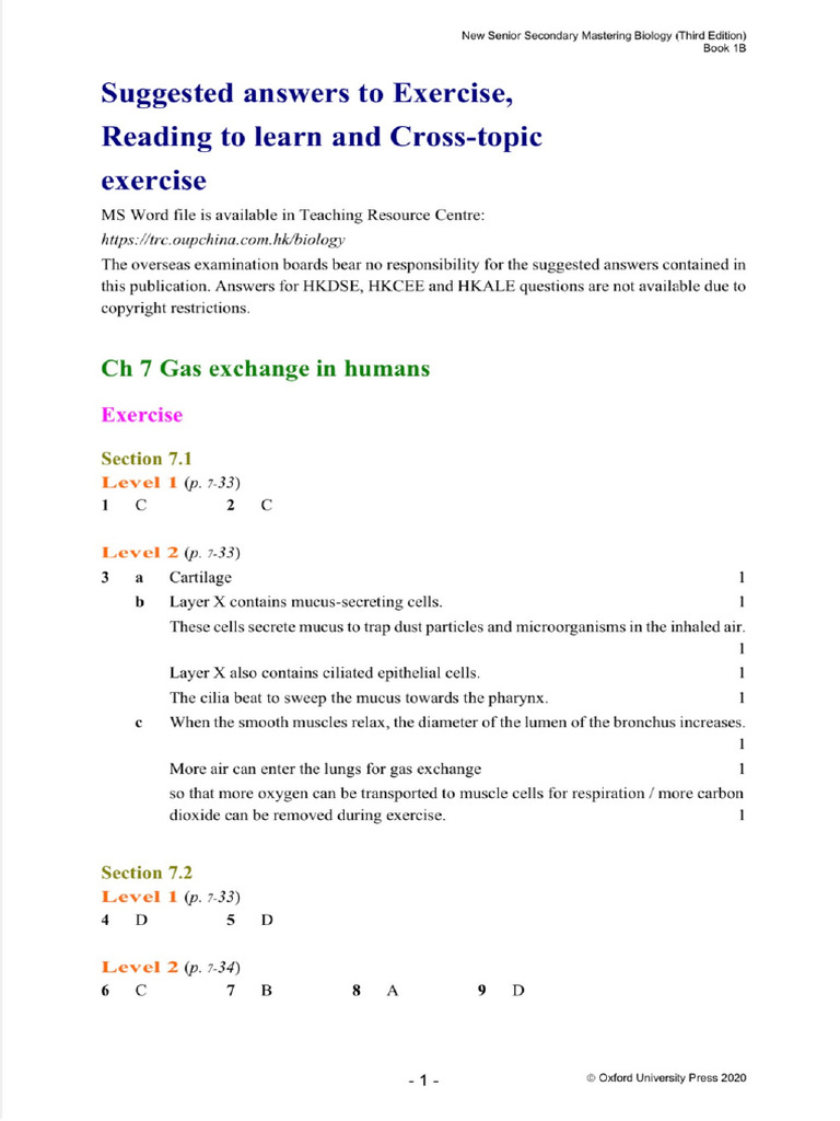 Bio Ans | PDF