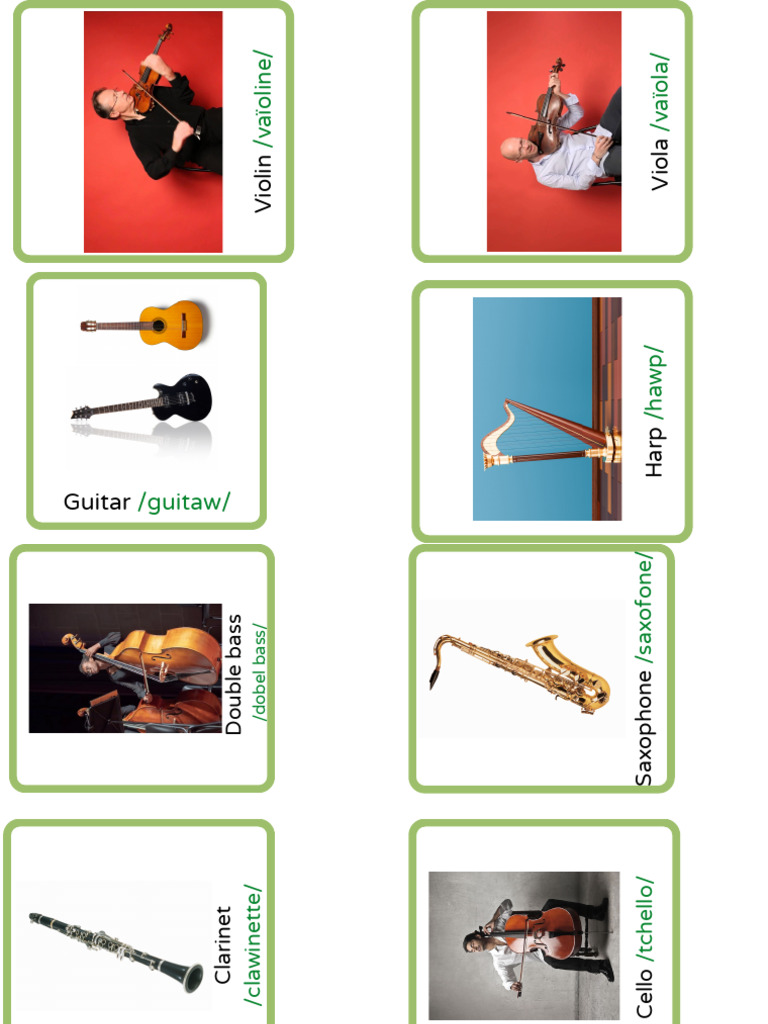 Jeu Reconnaissance Instruments 1 | PDF