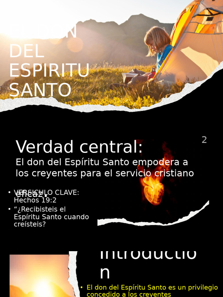 Don del Espíritu Santo: Poder y Promesa | PDF | espíritu Santo | Jesús