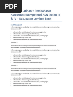 Soal Profiling ASN 2025 dan Jawaban | PDF