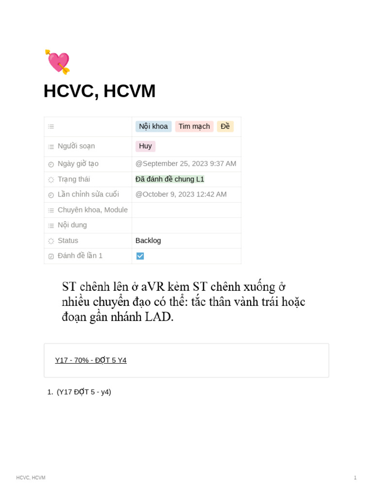 HCVC - HCVM | PDF