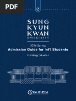 KAIST 2026 Undergraduate Admission Guide | PDF | University And College ...