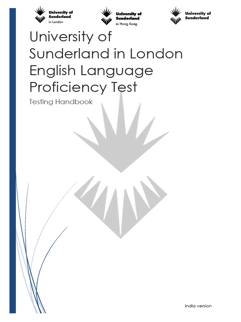 ELPT Overview for Sunderland University | PDF | Learning | Human ...