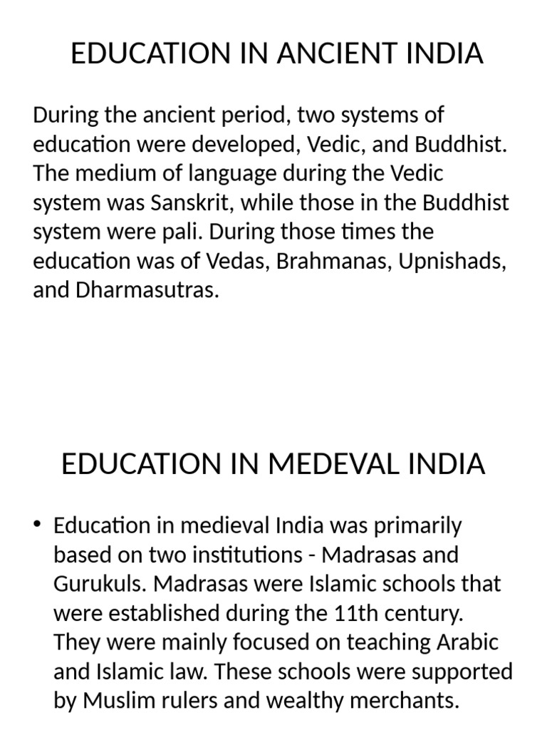 Education in Ancient and Medieval India | PDF | Vedas | Indian Religions
