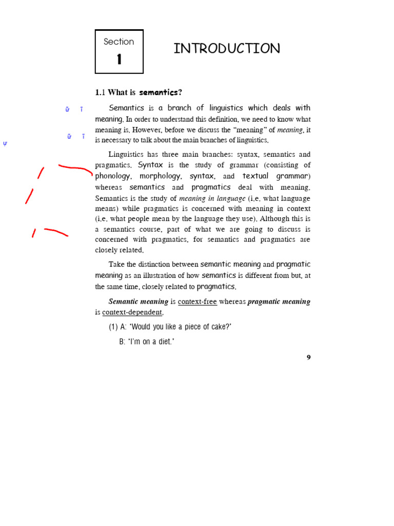 Understanding Semantics in Linguistics | PDF | Semantics | Word