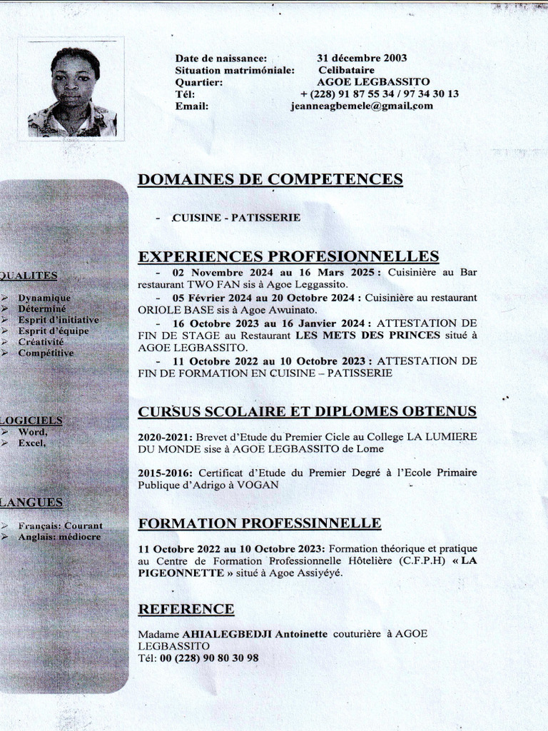 CV J | PDF