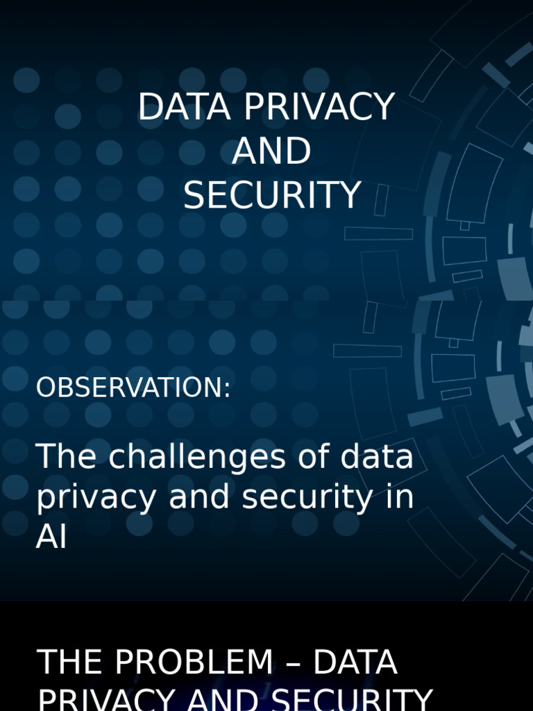 AI Data Privacy Challenges & Solutions | PDF