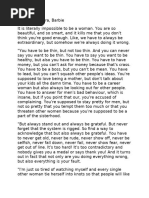 Barbie Monologue | PDF