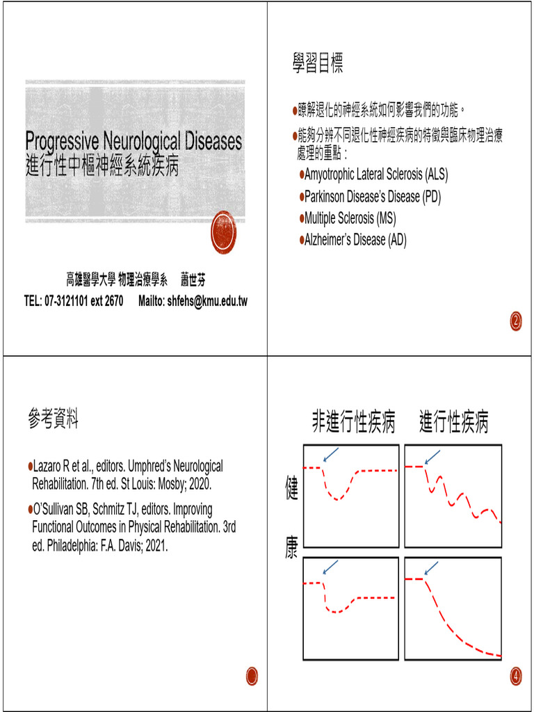 Progressive Neurological Diseases 2025 | PDF