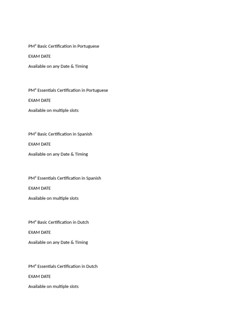 PM General Guidelines For Taking An Exam | PDF | Identity Document