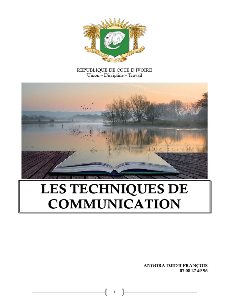 Techniques de Communication Essentielles | PDF | la communication ...