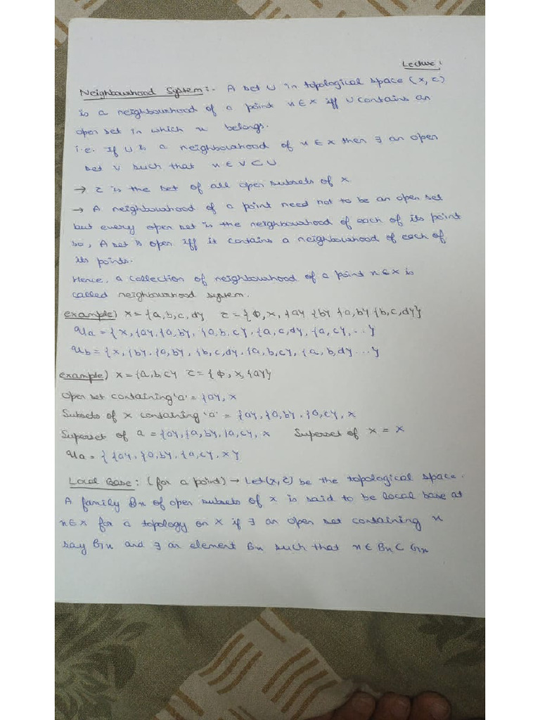 Advance Topology Unit 1&2 | PDF