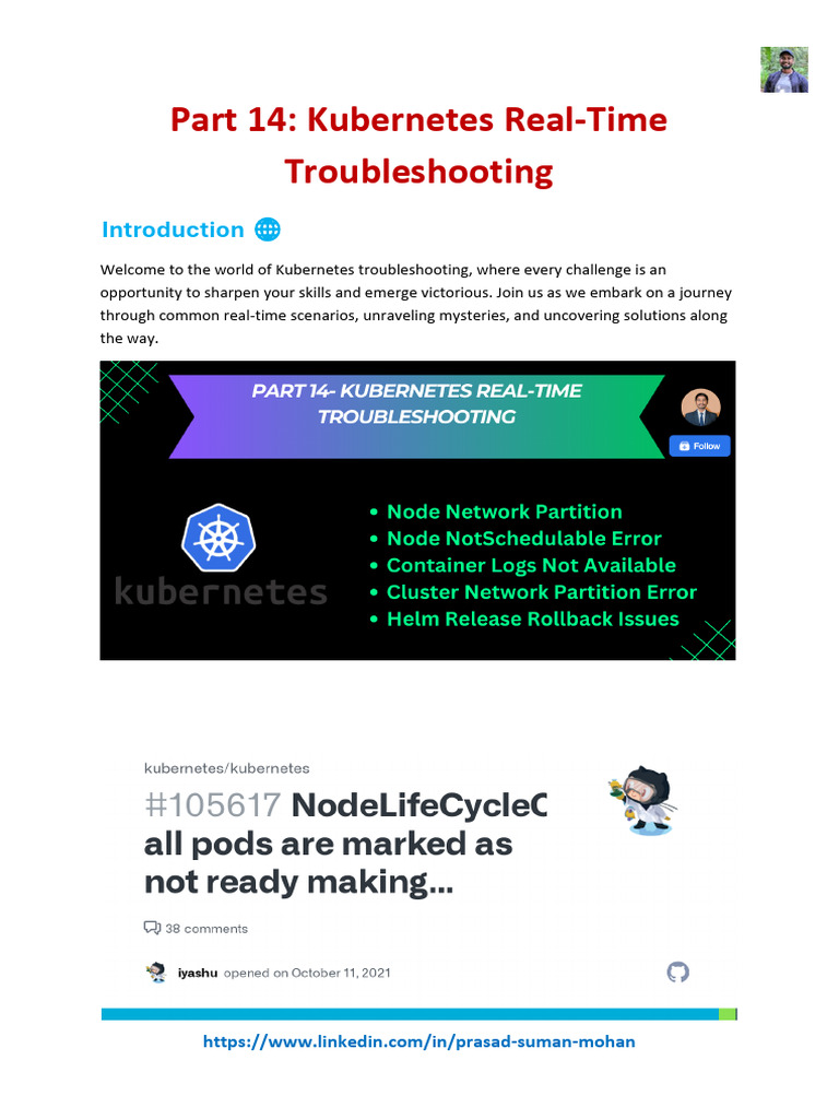 Part 14 Kubernetes Real Time Troubleshooting 1724931138 | PDF ...