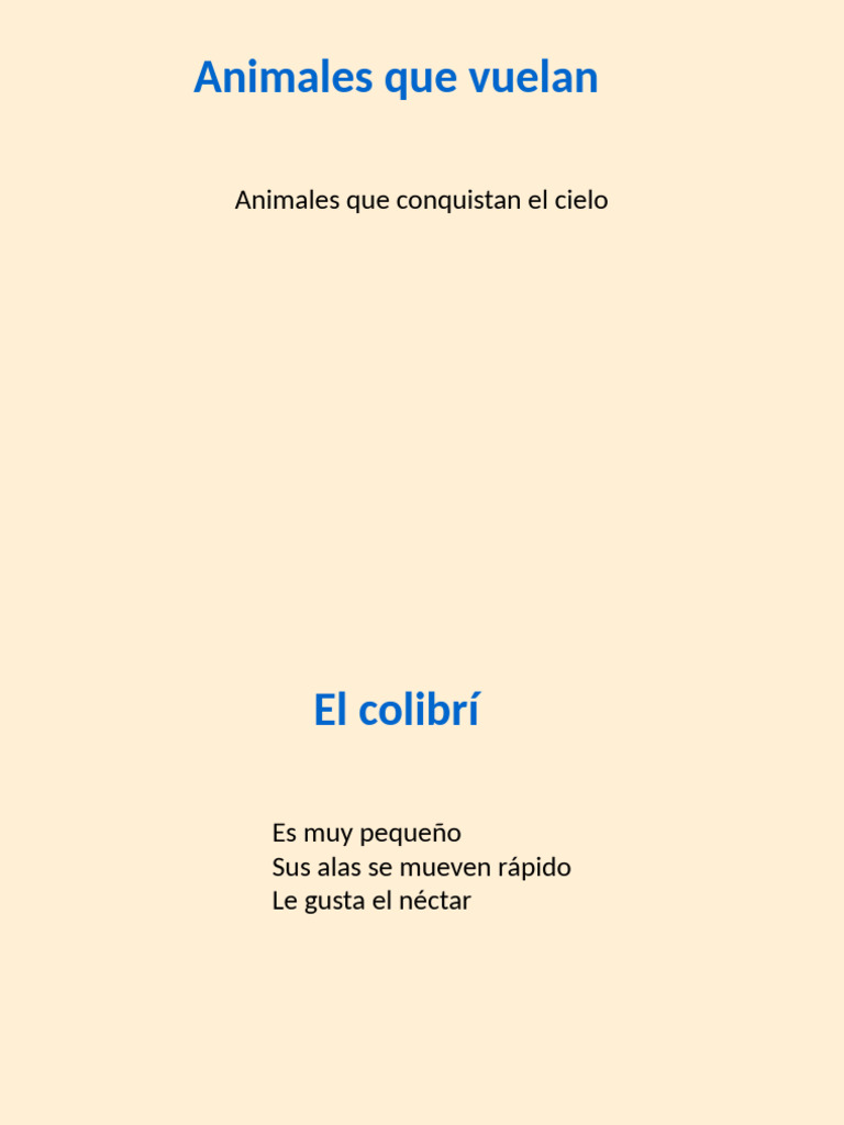Animales Que Vuelan | PDF